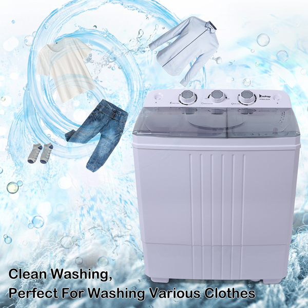 美规 XPB45-ZK45 16.5Lbs 洗衣机 110V 400W 双桶 塑料 灰色盖板 半自动-33