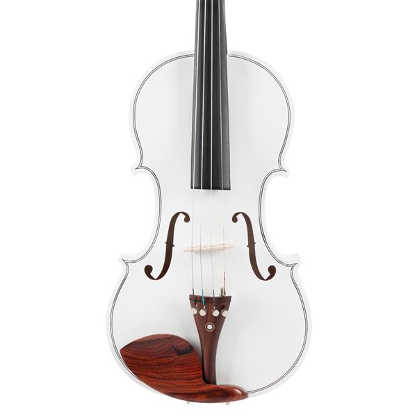 【AM不售卖】Glarry GV103 4/4 全实木红木配件 白色 小提琴-11