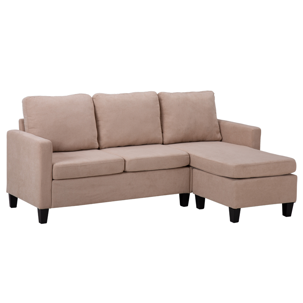 Double Chaise Longue Combination Sofa Beige