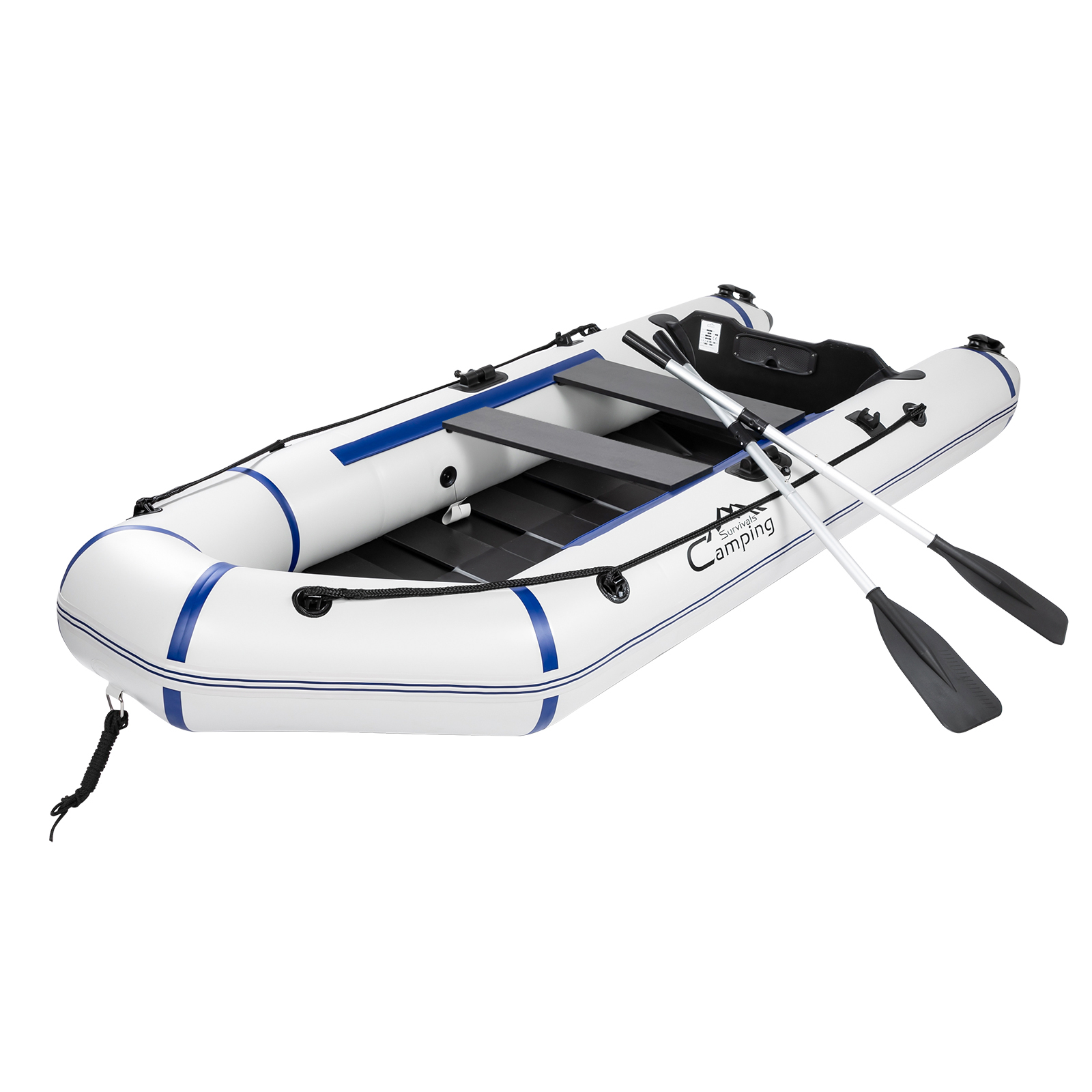 Camping Survivals 10ft PVC 330kg  Water Adult Assault Boat Off-White