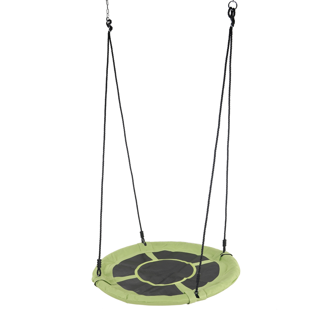 Tree Swings for Kids, 40" Kids Outdoor Round Net Hanging Rope Nest Tree Swing Children Patio Toys, WRWQ679 Kid Swing Seat for Outside Playground, Swing Set Great for Fun