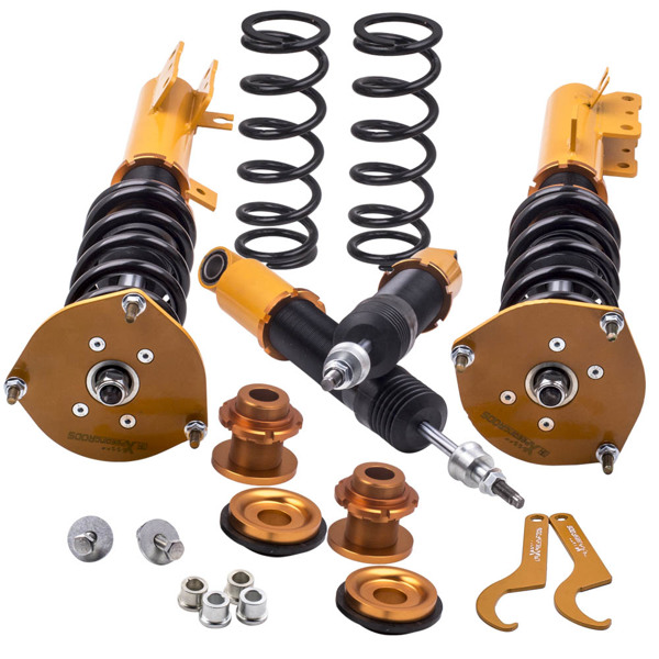 弹簧减震4pcs Coilovers Coil over Kits For Volvo S70 1998-2000 Adj. Height Shock Absorber-1