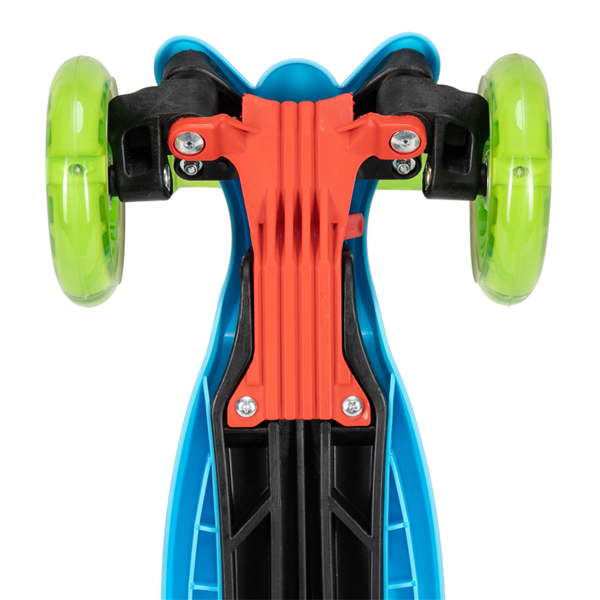 LALAHO PP面板 不可折叠 三档调节 蓝绿配色 踏板车-5