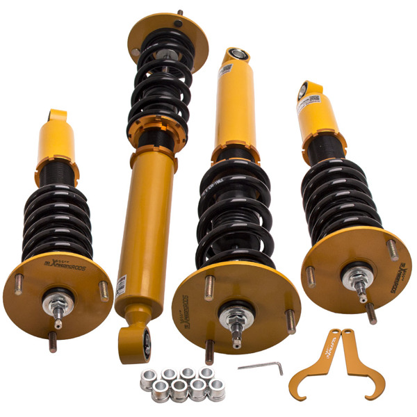 弹簧减震4pcs Coilovers Coil Spring Kit For Lexus LS400 XF10 1990-1994 Adj. Damper Struts-1