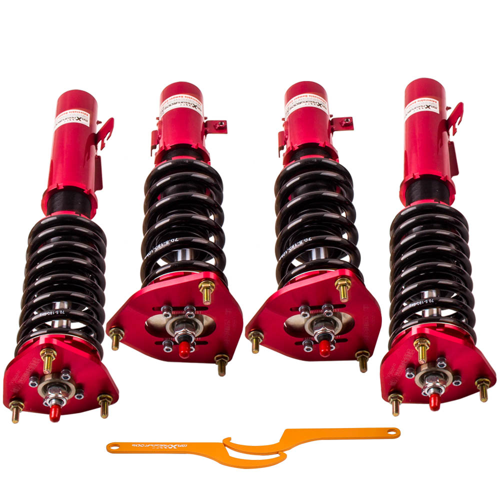 4x Coilovers For Subaru Impreza WRX GC8 Adj. Height Force Shock Absorbers Strut