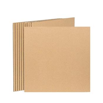 50pcs 纸质 12.25in*12.25in（31.2cm*31.2cm）黄色 唱片收纳填充 包装盒/箱