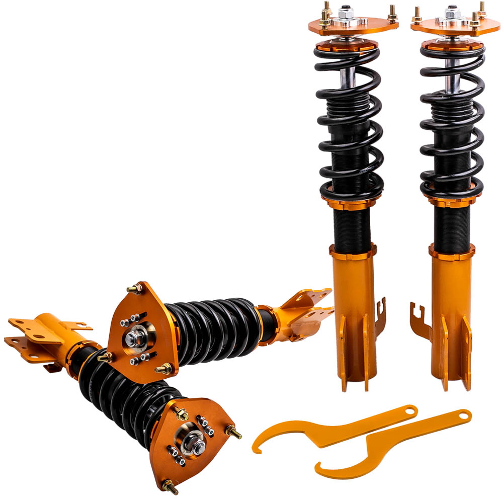 4 pcs Coilovers Kits for Subaru Forester 1998-2002 Adjustable Height Shocks