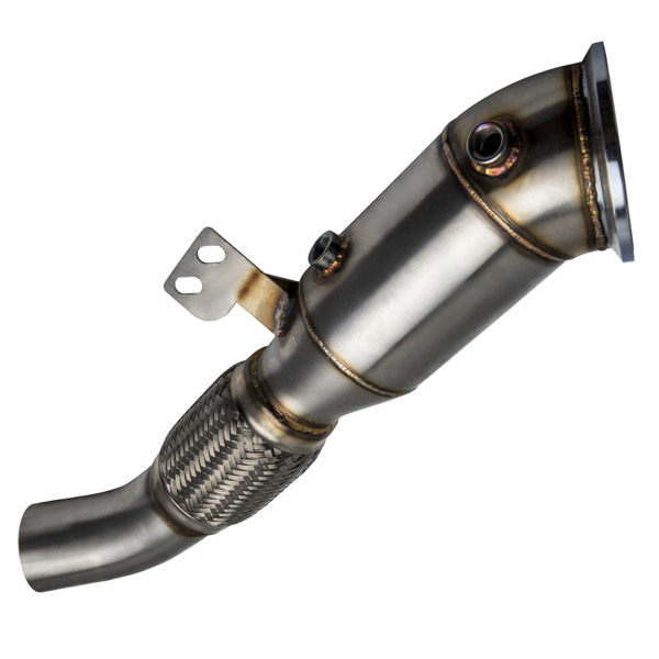 排气歧管 Stainless Steel 4.5" Catless Downpipe for BMW 340i/440i/740i/540i B58 Engine3.0L-6