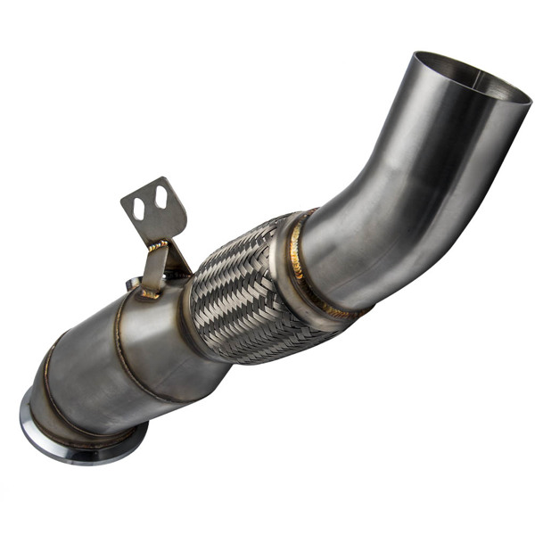 排气歧管 Stainless Steel 4.5" Catless Downpipe for BMW 340i/440i/740i/540i B58 Engine3.0L-3