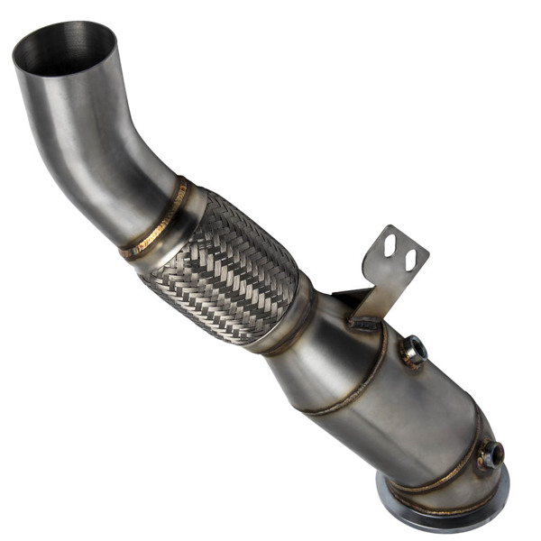 排气歧管 Stainless Steel 4.5" Catless Downpipe for BMW 340i/440i/740i/540i B58 Engine3.0L-4