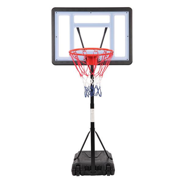 PVC透明板 篮框可调节115-135cm 篮球架 泳池边 最大适用7#球 N002 LX-B064S-2
