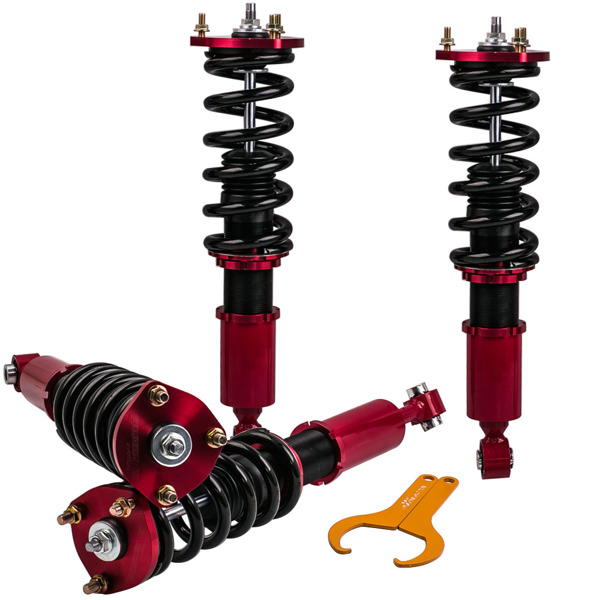 弹簧减震4x Coilovers Kits For LEXUS IS 300 01-05 Adj. Height Toyota Altezza Coil Spring-1