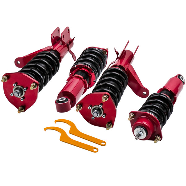 弹簧减震4PCS Coilover Shock Kits For Honda Civic EM2 1.3L Hybrid Sedan 2005 Adj. Height-1