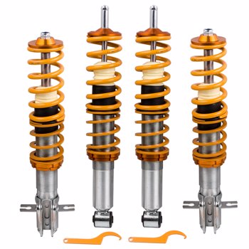 弹簧减震4pcs Coilover Suspension Shocks Kit for VW Golf MK1 75-94 Jetta/Pickup MK1 80-84