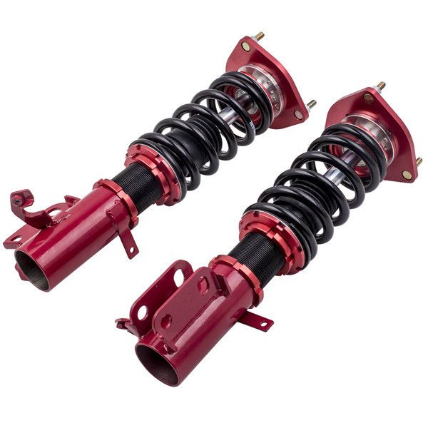 弹簧减震4pcs Front+Rear Shock Struts Coil Spring Assembly Fit 1988-1999 Toyota Corolla-4