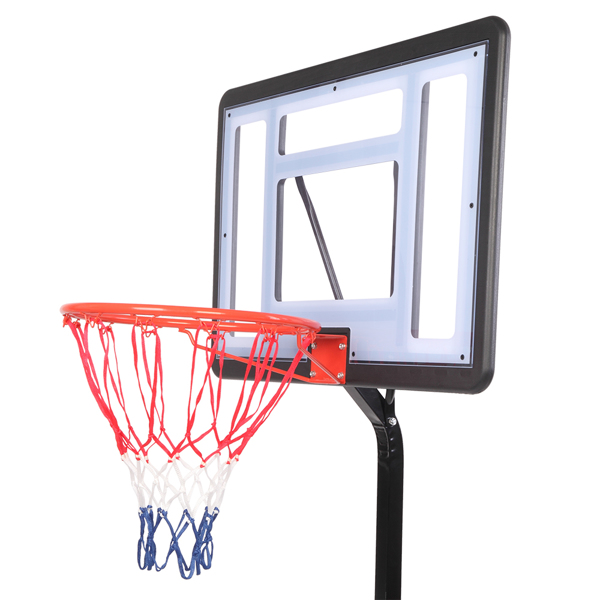 PVC透明板 篮框可调节115-135cm 篮球架 泳池边 最大适用7#球 N002 LX-B064S-12