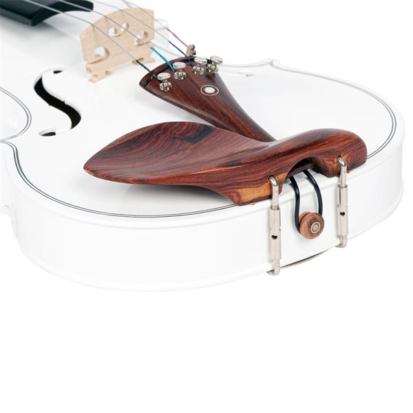 【AM不售卖】Glarry GV103 4/4 全实木红木配件 白色 小提琴-13
