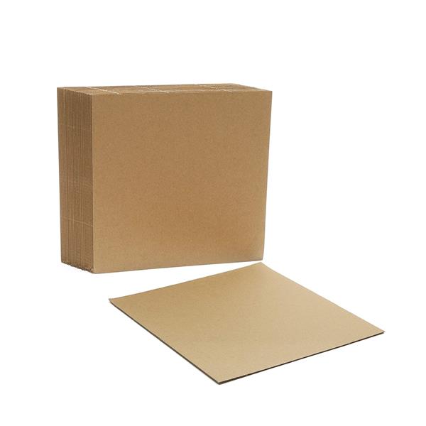 50pcs 纸质 12.25in*12.25in（31.2cm*31.2cm）黄色 唱片收纳填充 包装盒/箱-4