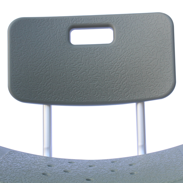 PE吹塑板铝管 带靠背 灰色 洗澡椅 CST-3012 S001-13
