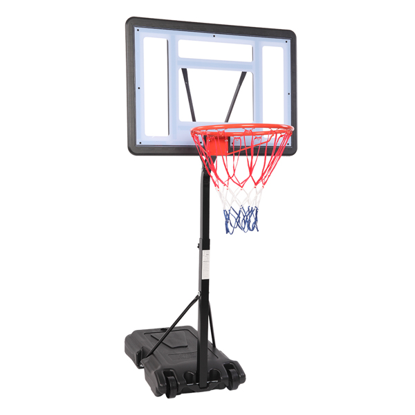 PVC透明板 篮框可调节115-135cm 篮球架 泳池边 最大适用7#球 N002 LX-B064S-7
