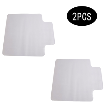 超优惠套装 两块PVC透明地板保护垫 椅子垫 带钉 凸形 【90x120x0.2cm】