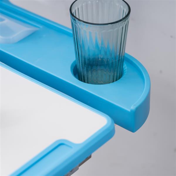 N101 1set 带阅读架带灯 铁管 塑料 长方形 蓝色 70*48*(52-74)cm 提拉升降 现代 适用于3岁以上 学习桌椅-22