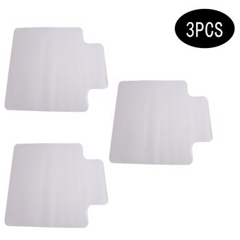 超优惠套装 三块装 PVC透明地板保护垫 椅子垫 带钉 凸形 【90x120x0.2cm】