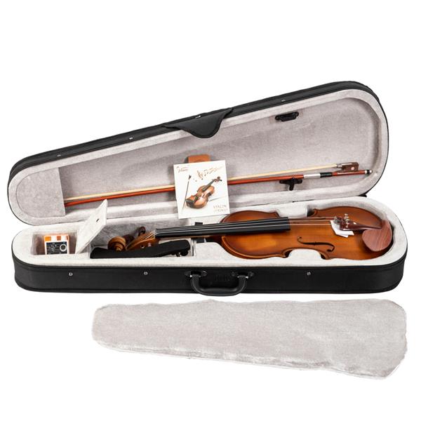 【AM不售卖】Glarry GV103 4/4 全实木红木配件 哑光自然色 小提琴-10