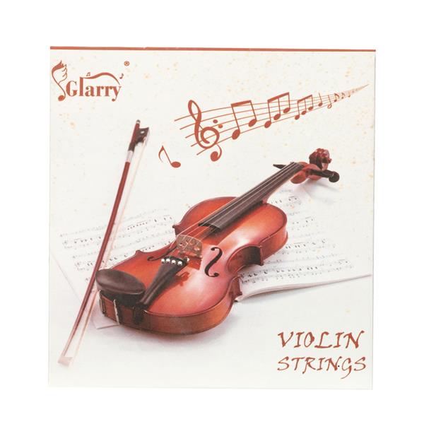 【AM不售卖】Glarry GV103 4/4 全实木红木配件 白色 小提琴-5