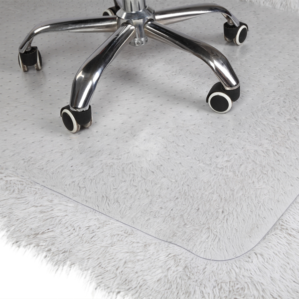 超优惠套装 三块装 PVC透明地板保护垫 椅子垫 带钉 凸形 【90x120x0.2cm】-23