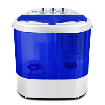 ETL标准美规 XPB30-RS3 10LBS 洗衣机 110V 550W 双桶 塑料 蓝白 半自动