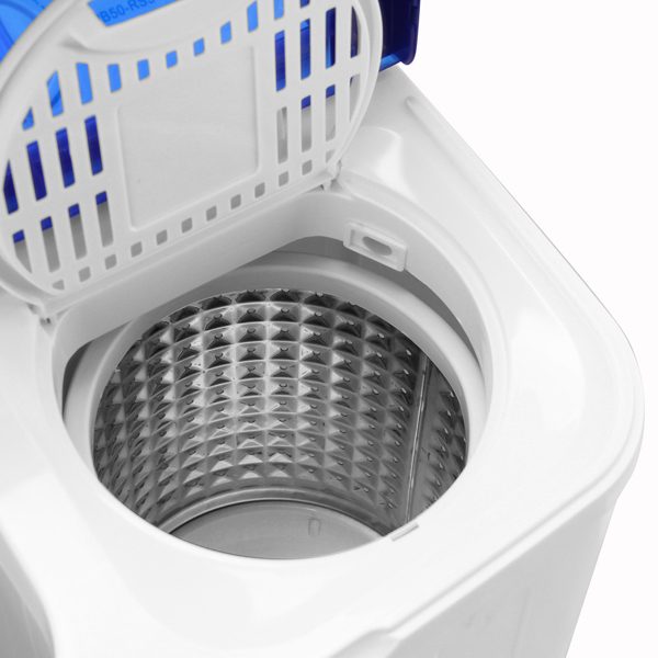 ETL标准美规 XPB50-RS5 16.6lbs 洗衣机 110V 550W 双桶 塑料 蓝白 半自动-7