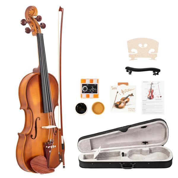 【AM不售卖】Glarry GV103 4/4 全实木红木配件 哑光自然色 小提琴-1