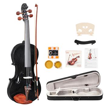 【AM不售卖】Glarry GV103 4/4 全实木红木配件 黑色 小提琴