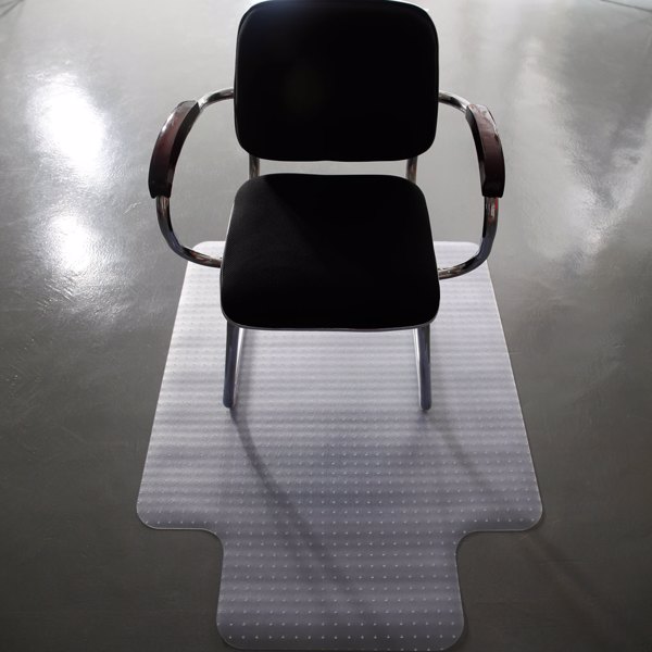 超优惠套装 三块装 PVC透明地板保护垫 椅子垫 带钉 凸形 【90x120x0.2cm】-6
