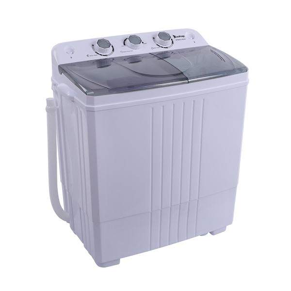 美规 XPB45-ZK45 16.5Lbs 洗衣机 110V 400W 双桶 塑料 灰色盖板 半自动-4