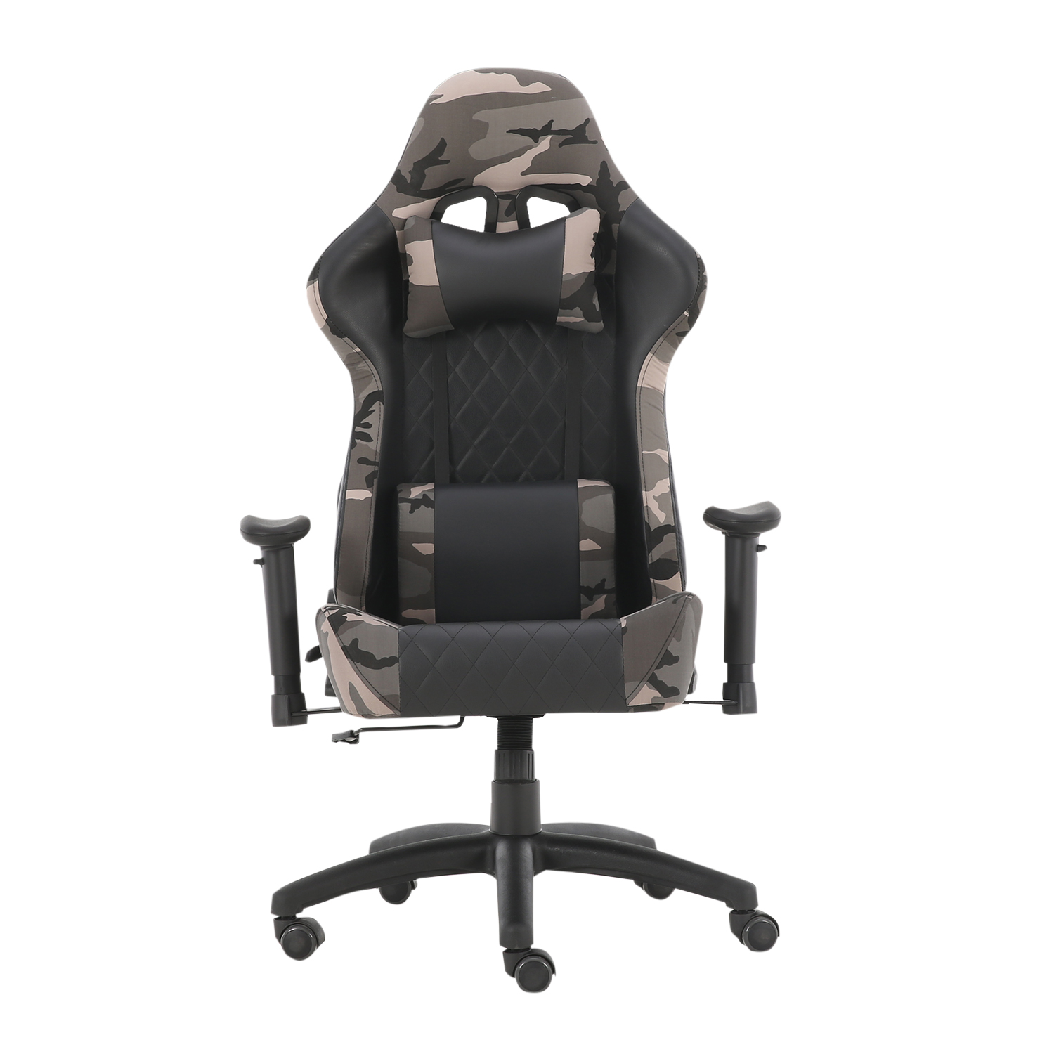 Gaming Chairs, Office Swivel Chairs, with headrest and Lumbar Pillow, Camo-B