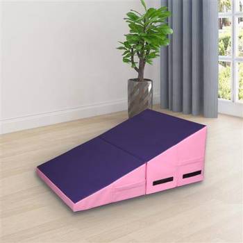 【SKS】梯形体操垫 PVC夹网布800D 紫粉色 33*24*14inch