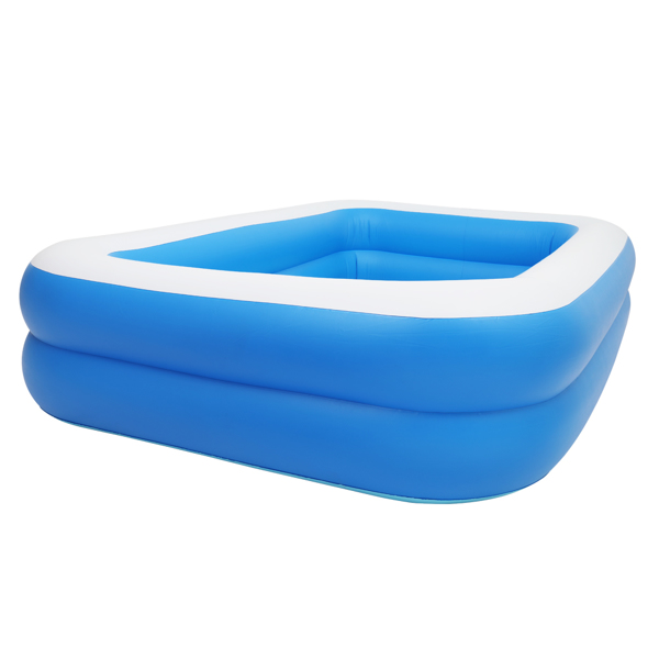 102*70*22in 蓝色 可收纳 充气泳池 壁厚0.3mm PVC 长方体 N001-8