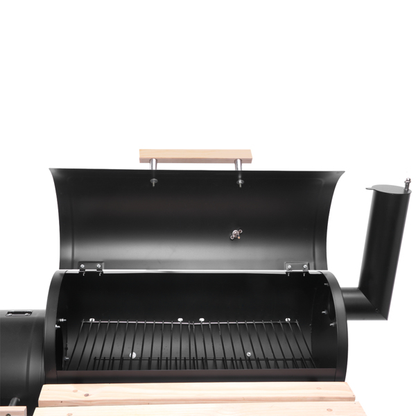 黑色 碳烤炉 钢 油桶形 N001-6