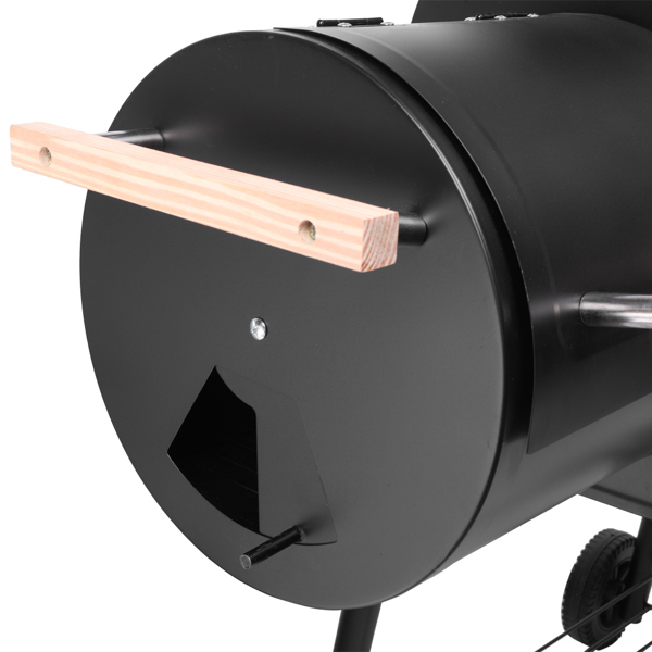 黑色 碳烤炉 钢 油桶形 N001-10