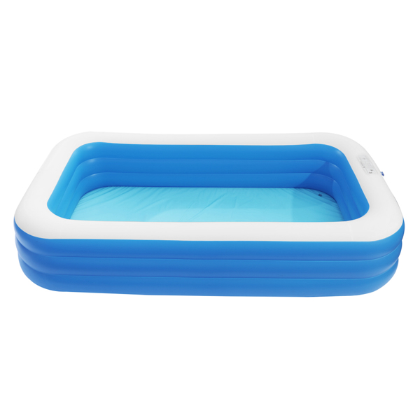 120*72*22in 蓝色 可收纳 充气泳池 壁厚0.3mm PVC 长方体 N001-10