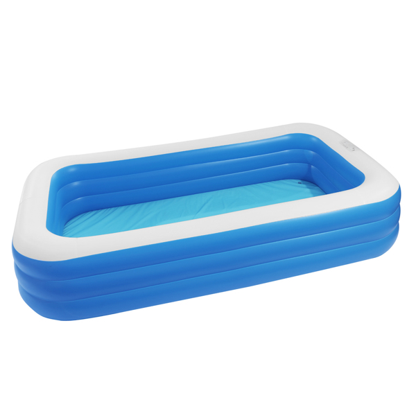 120*72*22in 蓝色 可收纳 充气泳池 壁厚0.3mm PVC 长方体 N001-6
