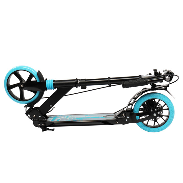 LALAHO 碳钢+铝合金 可折叠 三档调节 湖绿色 踏板车 110*99*37cm-2