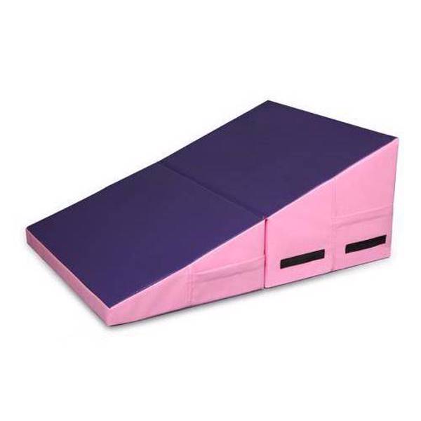 【SKS】梯形体操垫 PVC夹网布800D 紫粉色 33*24*14inch-13