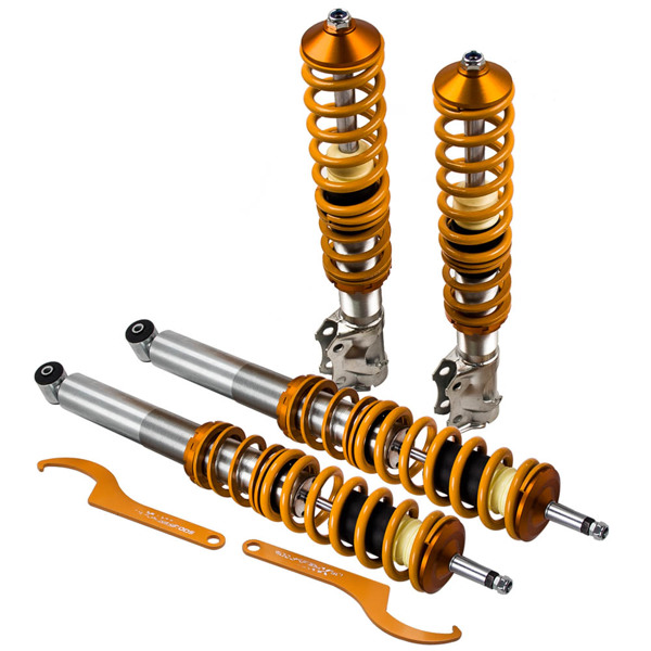 弹簧减震Coilover Suspension Kit Fit For VW Golf MK2 MK3 & JETTA Mk2 1984-1992 & Corrado 1989-1995 & Vento 1994-1998 Shock Absorber-1