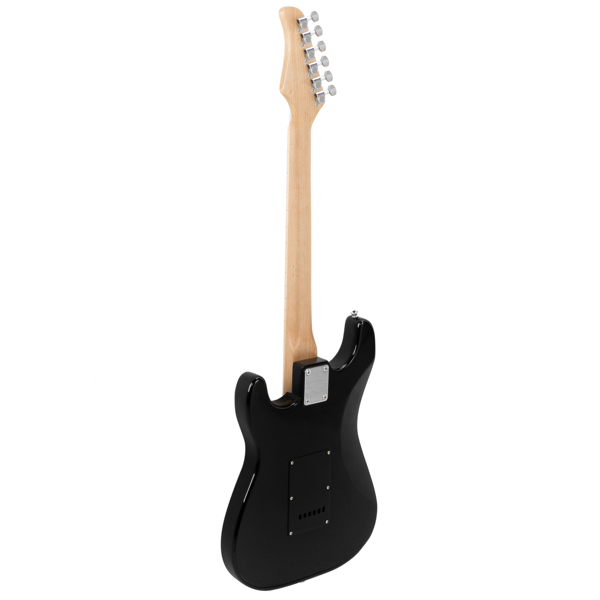 【AM不售卖】Glarry GST 单-单-单拾音器 椴木枫木指板 ST电吉他 黑色-白护板 S202-12