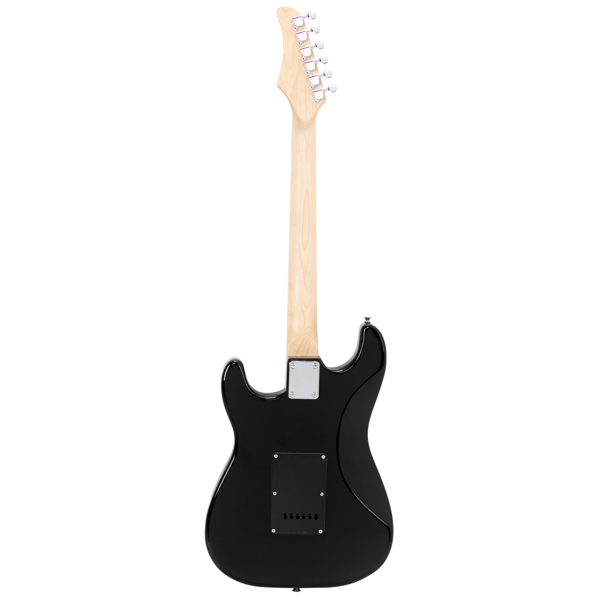 【AM不售卖】Glarry GST 单-单-单拾音器 椴木枫木指板 ST电吉他 黑色-白护板 S202-8