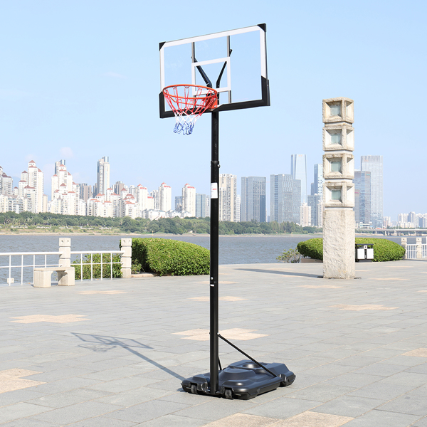 PC透明板 篮框可调节245-305cm 篮球架 成人款 最大适用7#球 N002 LX-B076-17