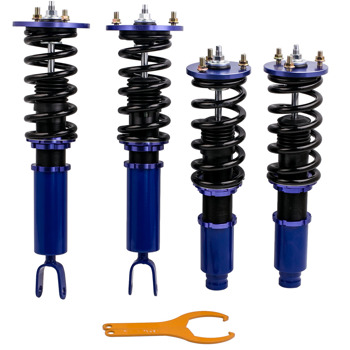 弹簧减震Coilover Suspension Struts Shock Absorbers For Honda Accord 1990-1997 &  Acura CL 1997-1999 Blue